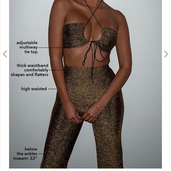 My Outfit Online Paris Glitter Two Piece Set - Picture 3 of 3